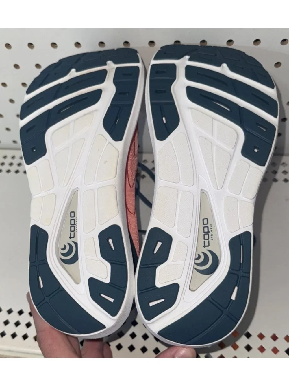 Topo Phantom 2 Womens Athletic Running Shoes Size 9 Rose Pink Navy Blue